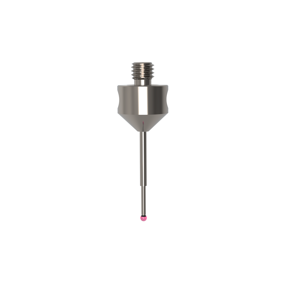 ITP Straight Styli - Type B - Ruby Ball - M5 Thread x 30mm Overall Length - THM501511030