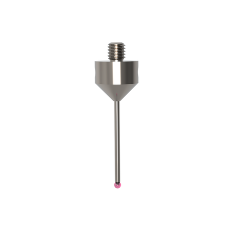 ITP Straight Styli - Type A - Ruby Ball - M5 Thread x 36mm Overall Length - THM502012035