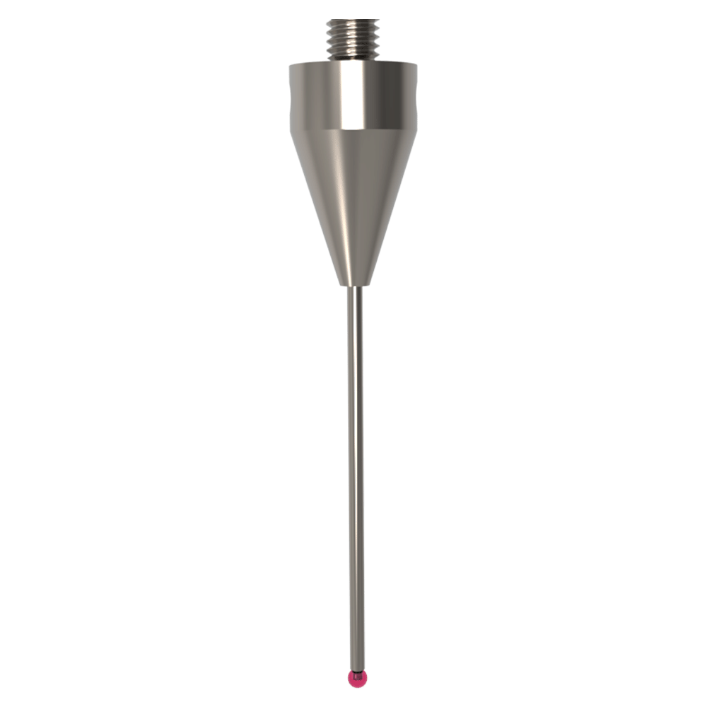 ITP Straight Styli - Type A - Ruby Ball - M5 Thread x 61mm Overall Length - THM502012060