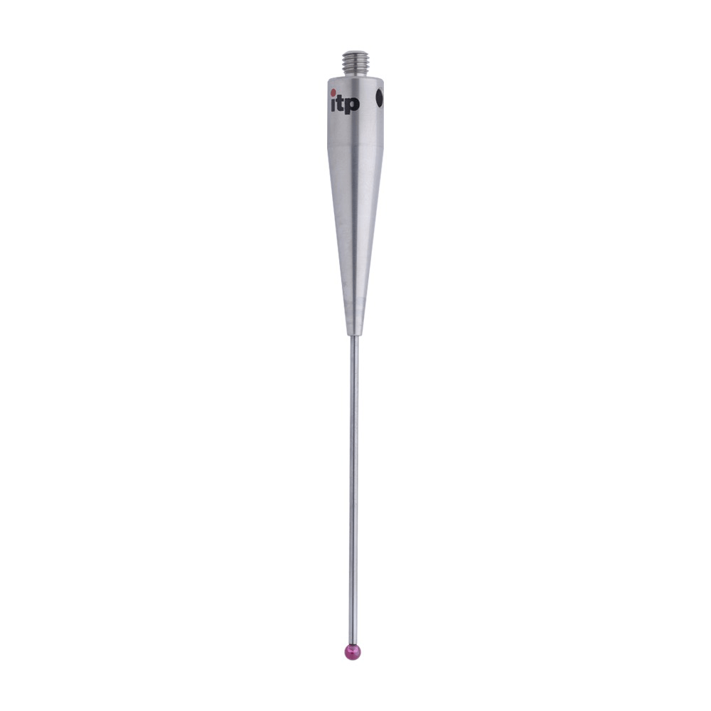 ITP Straight Styli - Type A - Ruby Ball - M5 Thread x 101.5mm Overall Length - THM503010101