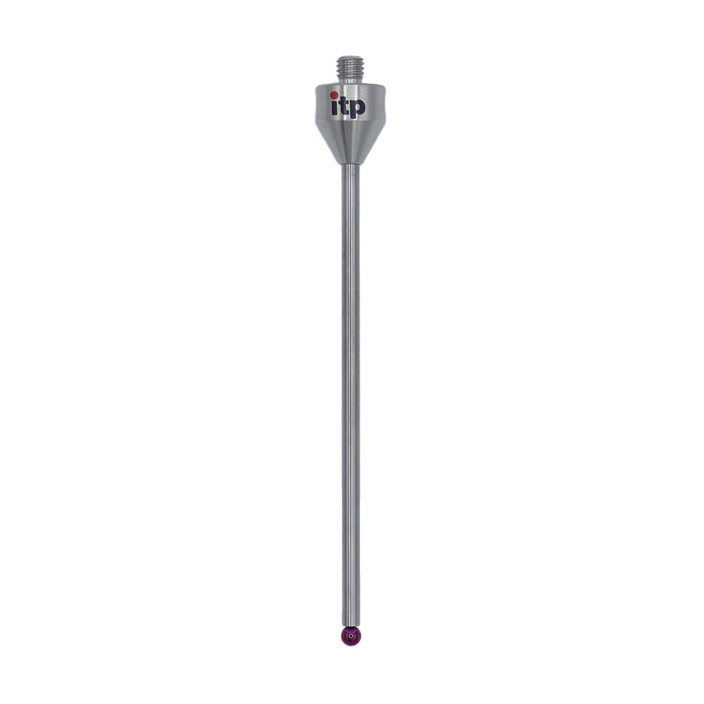 ITP Straight Styli - Type A - Ruby Ball - M5 Thread x 92.75mm Overall Length - THM503512091
