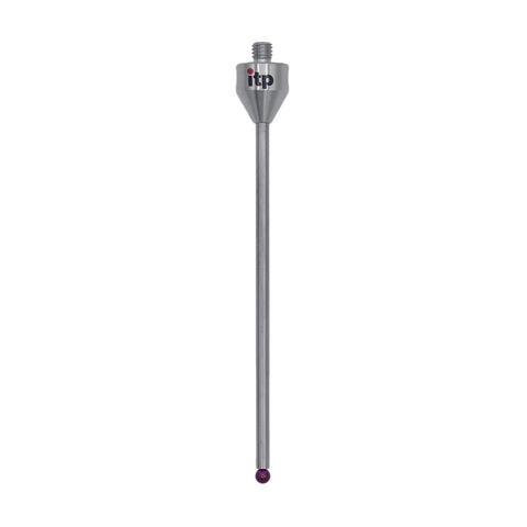ITP Straight Styli - Type A - Ruby Ball - M5 Thread x 92.75mm Overall Length - THM503512091