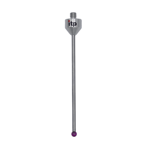 ITP Straight Styli - Type A - Ruby Ball - M5 Thread x 82mm Overall Length - THM504012080