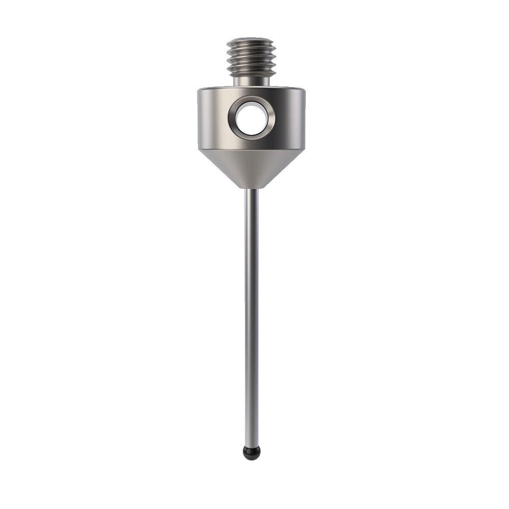 ITP Straight Styli - Type A - Diamond Coated Ball - M5 Thread x 40mm Overall Length - THM5DC2011040