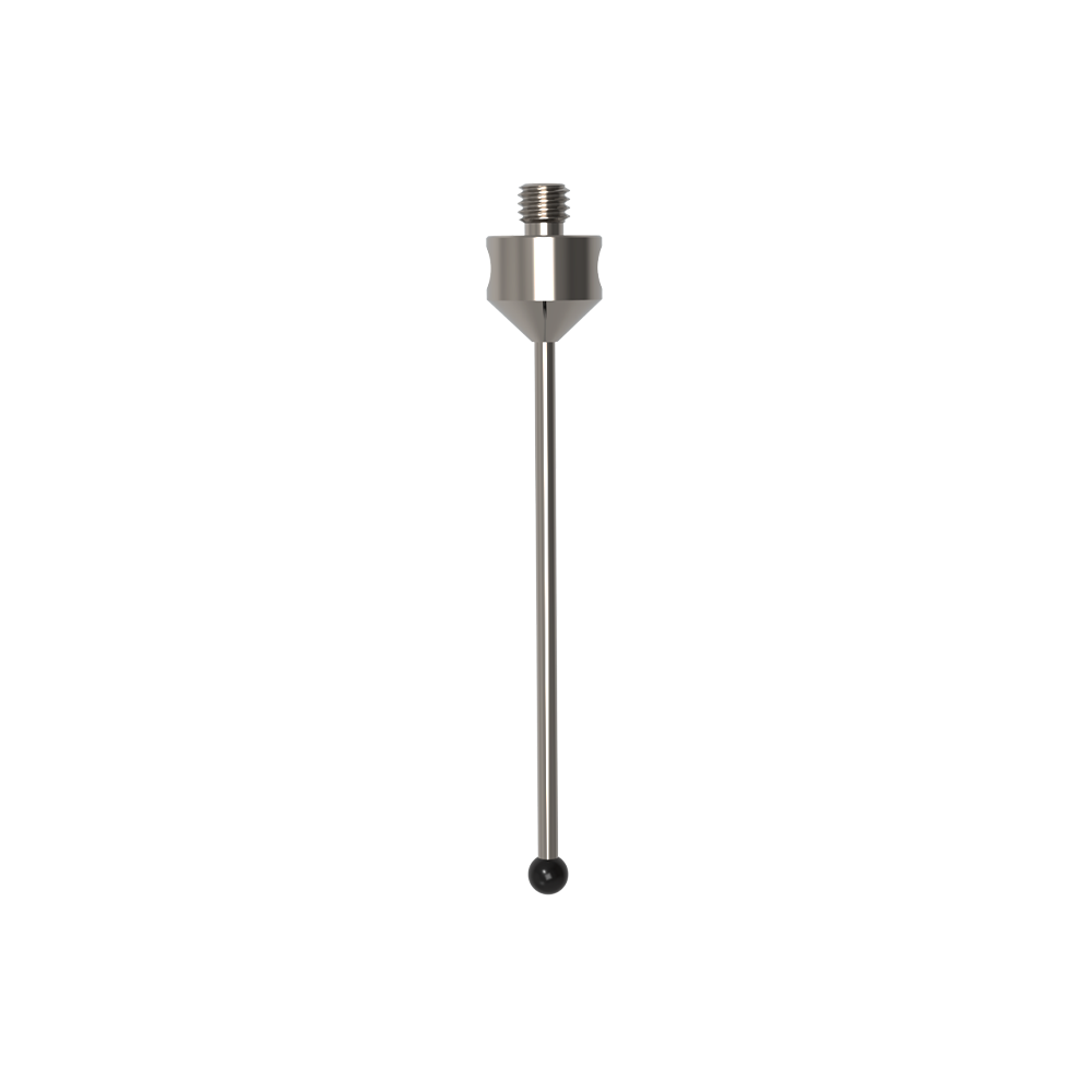 ITP Straight Styli - Type A - Diamond Coated Ball - M5 Thread x 64mm Overall Length - THM5DC4011064