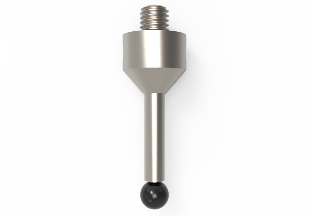 ITP Straight Styli - Type A - Silicon Nitride Ball - M5 Thread x 30mm Overall Length - THM5S5011030