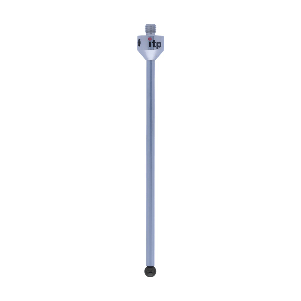 ITP Straight Styli - Type A - Silicon Nitride Ball - M5 Thread x 75mm Overall Length - THM5S5011075