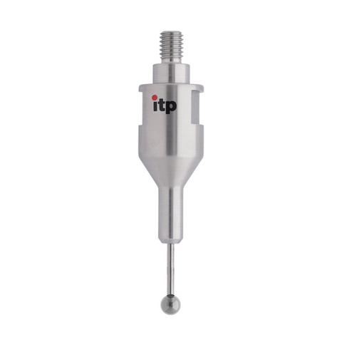 ITP Straight Styli - Type C - Carbide Ball - M6 Thread x 100mm Overall Length - THM6H0416100