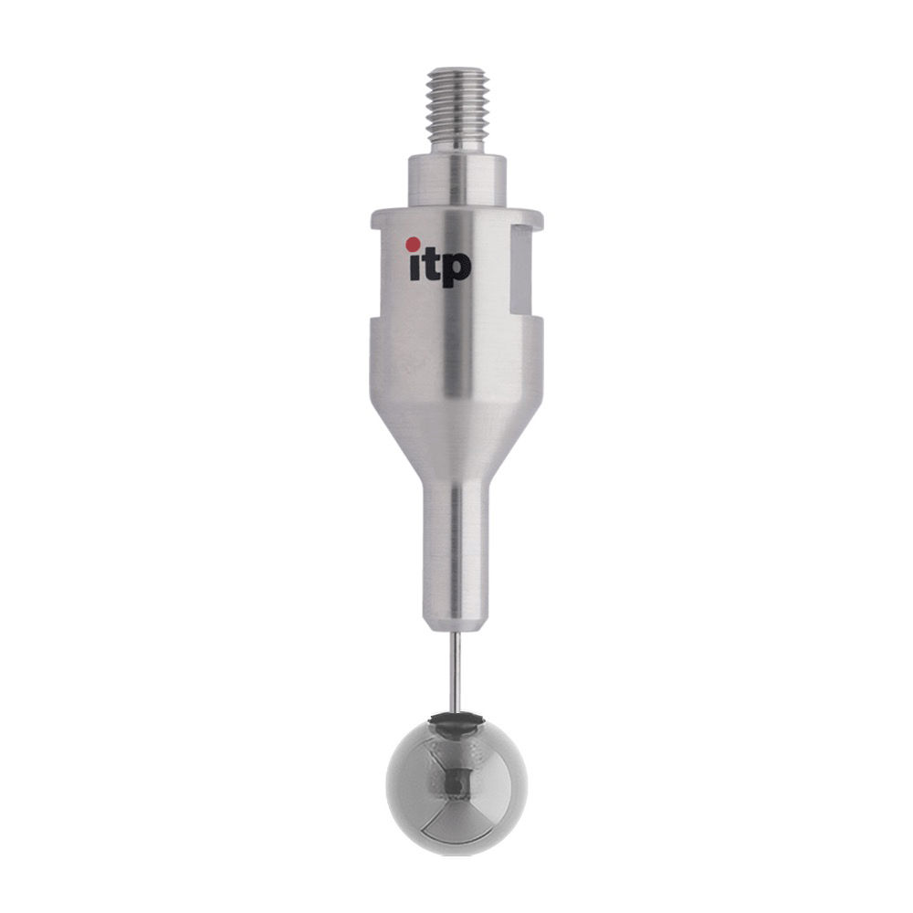 ITP Straight Styli - Type C - Carbide Ball - M6 Thread x 59mm Overall Length - THM6H18016059