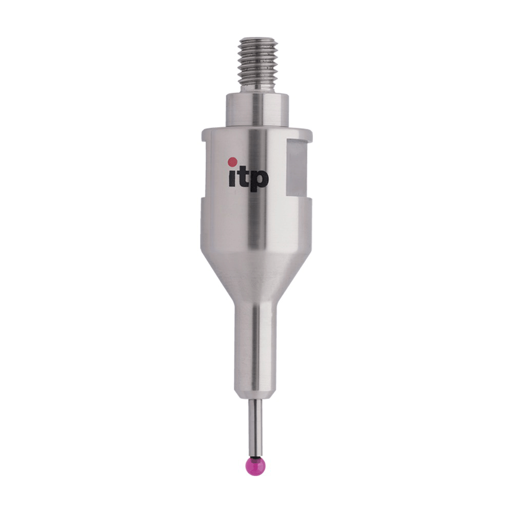 ITP Straight Styli - Type C - Ruby Ball - M6 Thread x 49mm Overall Length - THM6R3016049