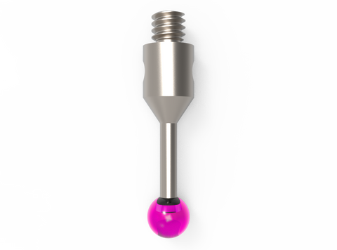 ITP Straight Styli - Type A - Ruby Ball - M2 Thread x 11.25mm Overall Length - TIM202503011