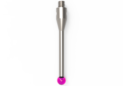 ITP Straight Styli - Type A - Ruby Ball - M2 Thread x 21.25mm Overall Length - TIM202503021