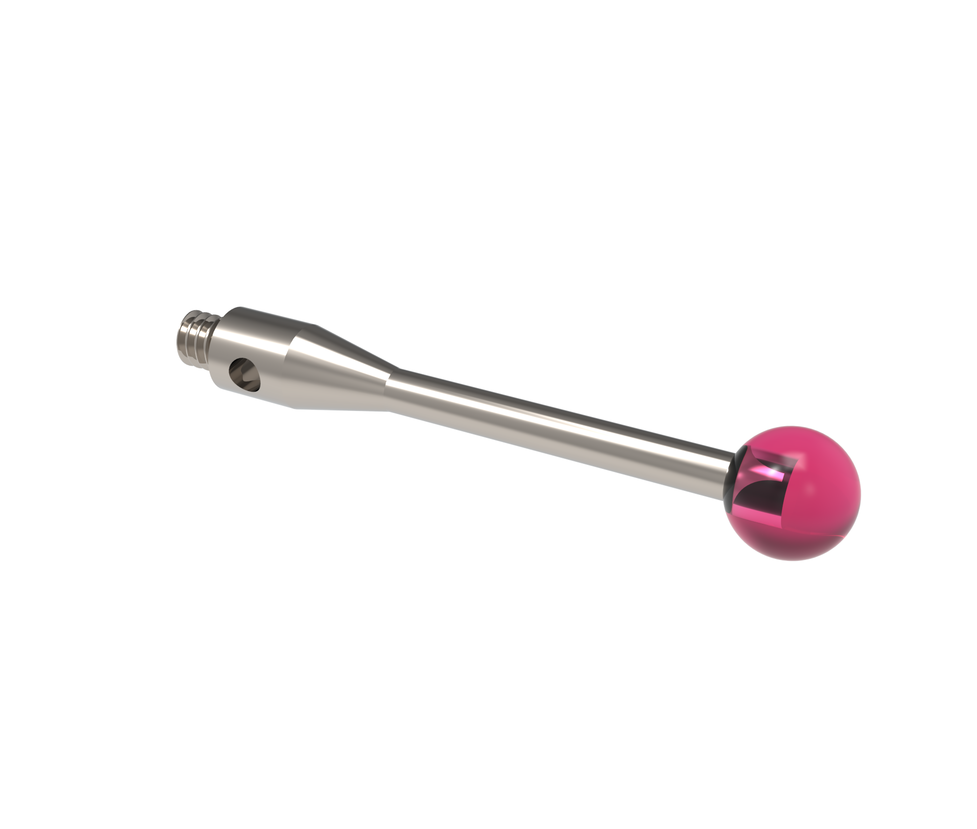 ITP Straight Styli - Type A - Ruby Ball - M2 Thread x 22mm Overall Length - TIM204003022