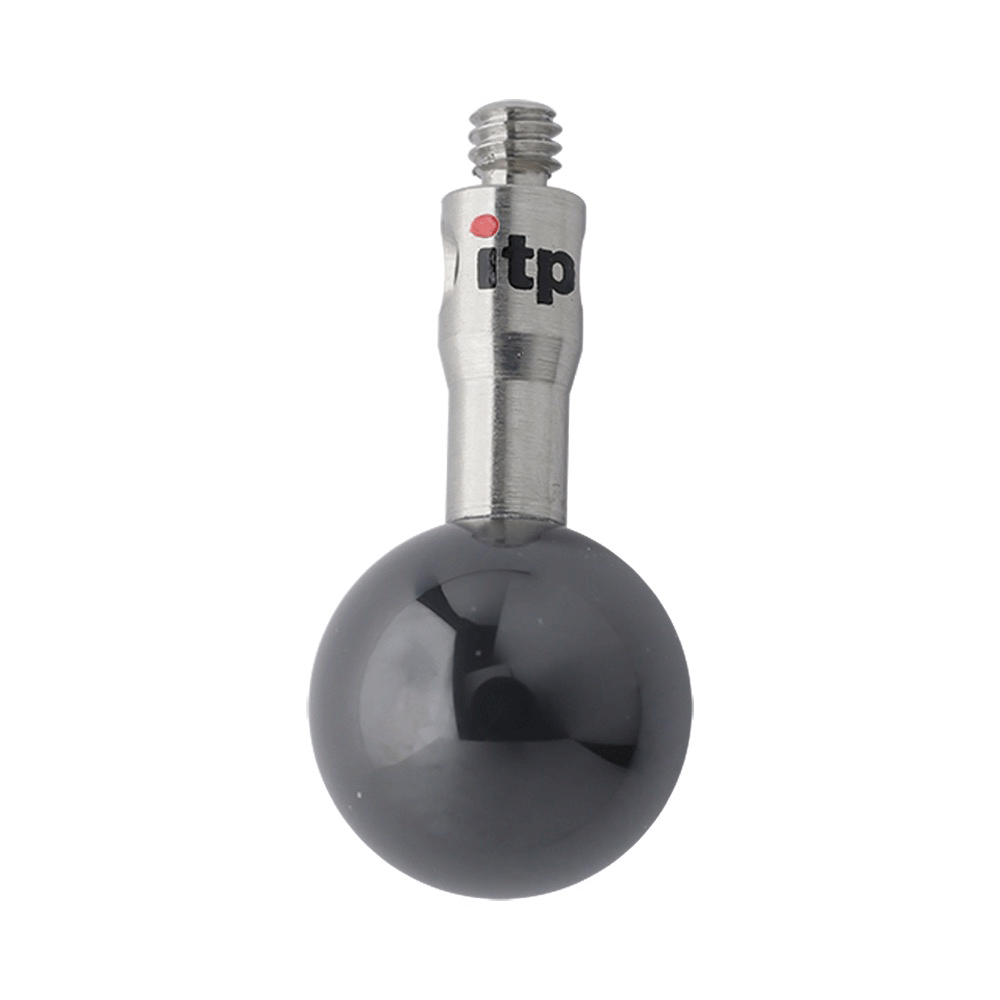 ITP Straight Styli - Type A - Silicon Nitride Ball - M2 Thread x 15mm Overall Length - TIM2S8003015