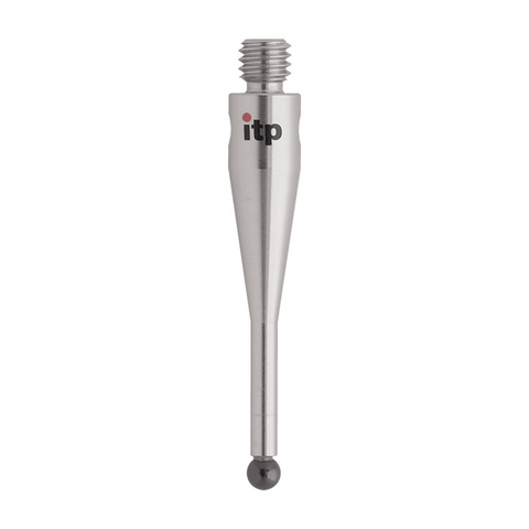 ITP Straight Styli - Type A - Silicon Nitride Ball - M3 Thread x 22mm Overall Length - TIM3S2004022