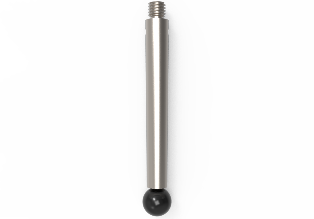ITP Straight Styli - Type A - Silicon Nitride Ball - M3 Thread x 33.5mm Overall Length - TIM3S50R4033