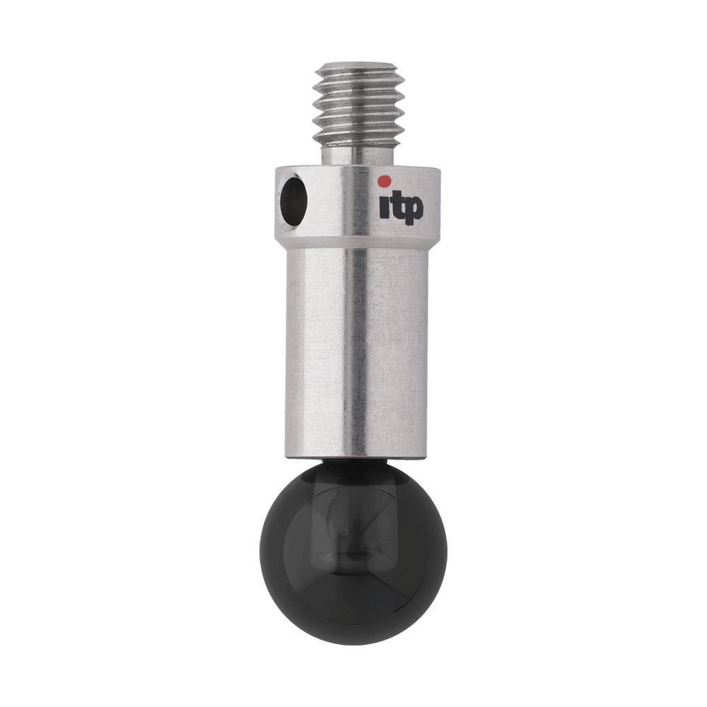 ITP Straight Styli - Type A - Silicon Nitride Ball - M4 Thread x 20mm Overall Length - TIM4S8007020