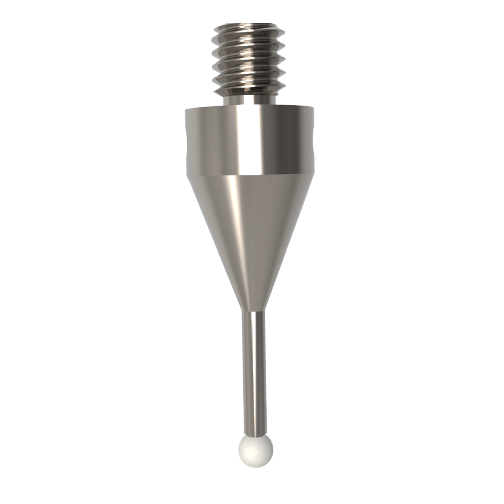 ITP Straight Styli - Type A - Zirconium Oxide Ball - M4 Thread x 20mm Overall Length - TIM4Z2007020