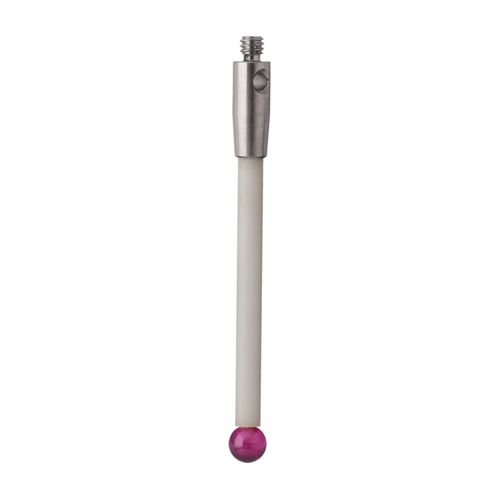 ITP Straight Styli - Type A - Ruby Ball - M2 Thread x 51.5mm Overall Length - TKM203003051