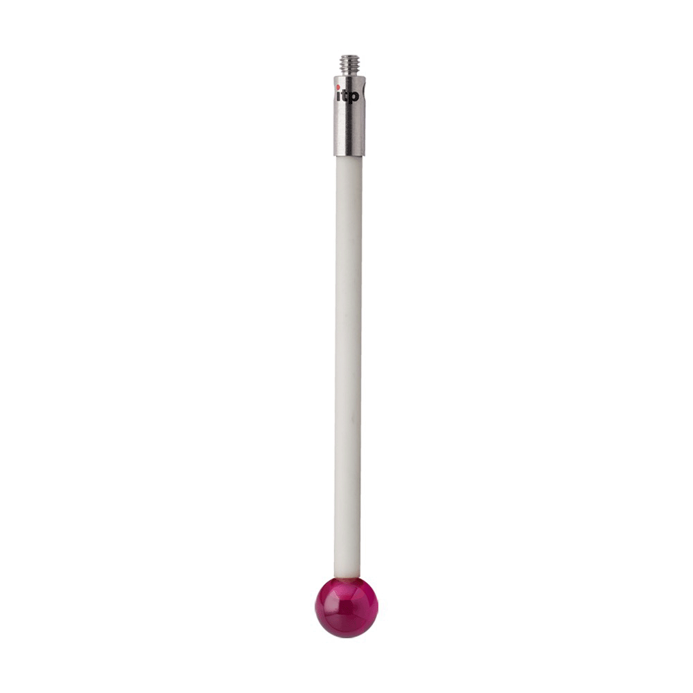 ITP Straight Styli - Type A - Ruby Ball - M2 Thread x 52.5mm Overall Length - TKM205003053