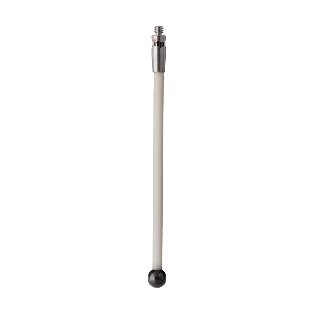 ITP Straight Styli - Type A - Silicon Nitride Ball - M2 Thread x 51.5mm Overall Length - TKM2S3003051