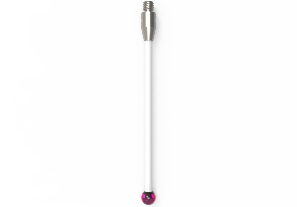 ITP Straight Styli - Type A - Ruby Ball - M3 Thread x 52mm Overall Length - TKM304004052