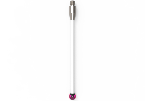 ITP Straight Styli - Type A - Ruby Ball - M3 Thread x 52mm Overall Length - TKM304004052