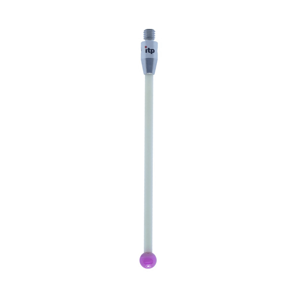 ITP Straight Styli - Type A - Ruby Ball - M3 Thread x 52.5mm Overall Length - TKM305004052