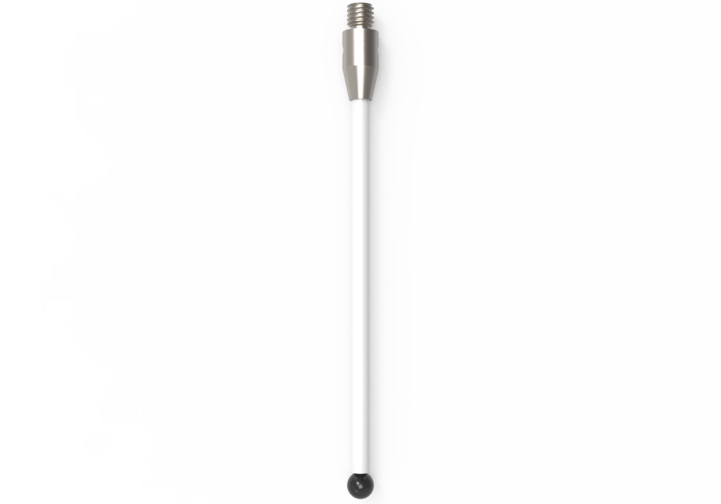 ITP Straight Styli - Type A - Silicon Nitride Ball - M3 Thread x 51.5mm Overall Length - TKM3S3004051