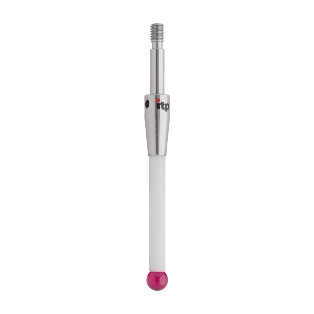 ITP Straight Styli - Other - Ruby Ball - M4 Thread x 53mm Overall Length - TKM4060S7053