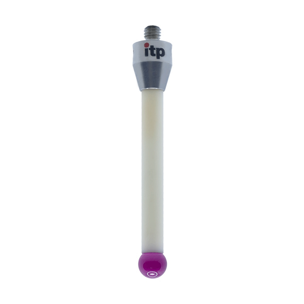 ITP Straight Styli - Type A - Ruby Ball - M5 Thread x 54mm Overall Length - TKM506011054