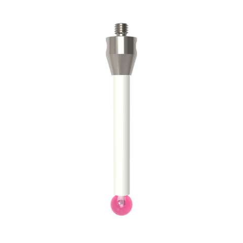 ITP Straight Styli - Type A - Ruby Ball - M5 Thread x 63.5mm Overall Length - TKM508011063