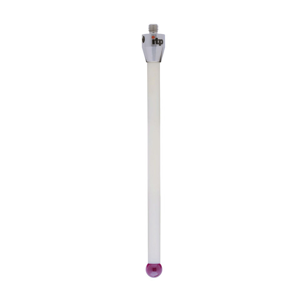 ITP Straight Styli - Type A - Ruby Ball - M5 Thread x 114.5mm Overall Length - TKM508011114