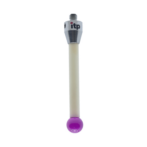 ITP Straight Styli - Type A - Ruby Ball - M5 Thread x 65.5mm Overall Length - TKM510011065
