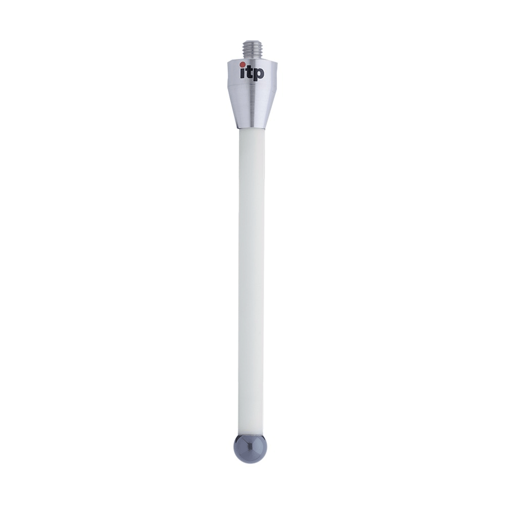 ITP Straight Styli - Type A - Silicon Nitride Ball - M5 Thread x 129mm Overall Length - TKM5S8012125