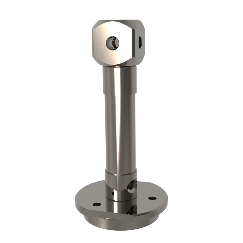 ITP Adaptor Plate Extension titanium Stem Material - M5 Thread x 121.5mm Overall Length - TVM501115080