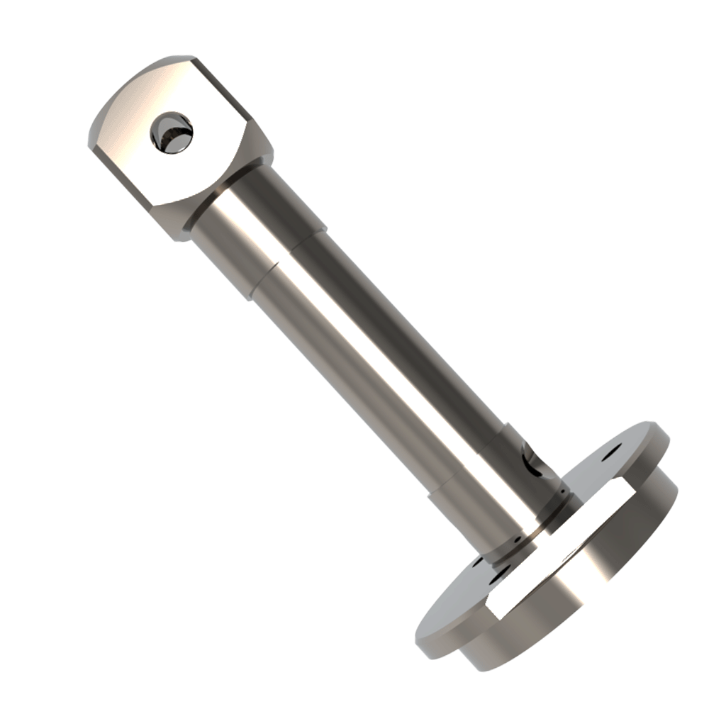 ITP Adaptor Plate Extension titanium Stem Material - M5 Thread x 191.5mm Overall Length - TVM501115150