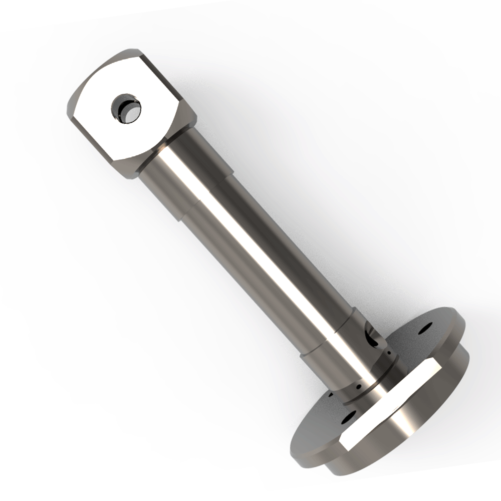 ITP Adaptor Plate Extension titanium Stem Material - M5 Thread x 81.5mm Overall Length - TVM501815040
