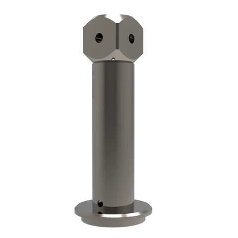 ITP Adaptor Plate Extension titanium Stem Material - M5 Thread x 106.5mm Overall Length - TVM501820060