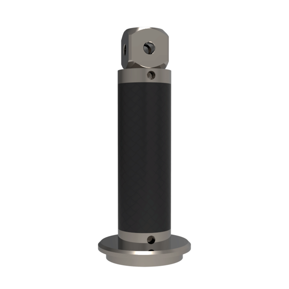 ITP Adaptor Plate Extension carbon fiber Stem Material - M5 Thread x 141.5mm Overall Length - TVM5TZ215100