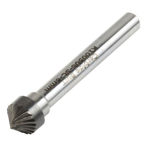 Vortex Carbide Burr Type K - 90º Countersink - Single Cut - 12mm Diameter