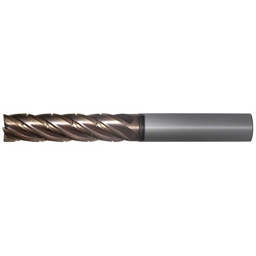 OSG Carbide 5 Flute End Mill Square Edge - Long Length With Chipbreaker - For Side Milling upto 4xD - 12mm
