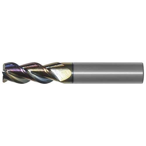 OSG Carbide 3 Flute End Mill Corner Radius DLC Coated - For Aluminium - 25mm x R1.5