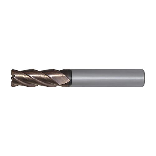 OSG Carbide 4 Flute End Mill Corner Radius TiSlN Coated - For Exotic Materials - 10mm x R0.5