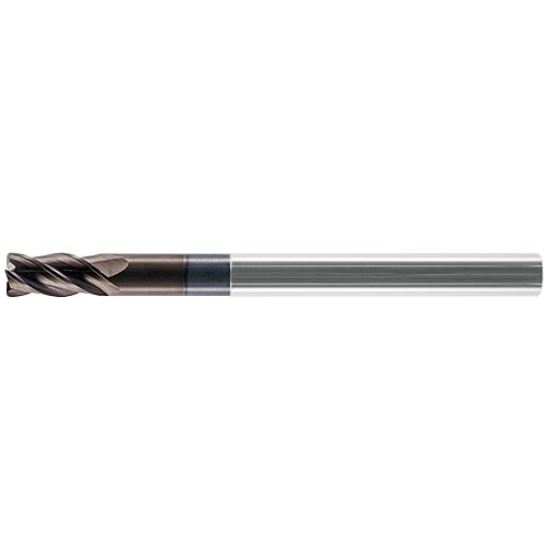 OSG Carbide 4 Flute End Mill Corner Radius TiSlN Coated - Long Length For Exotic Materials - 12mm x R0.3