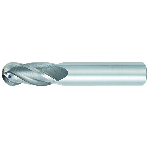 OSG Carbide 4 Flute End Mill Ball Nose - Regular Length Centre Cutting For General Applications - 10mm