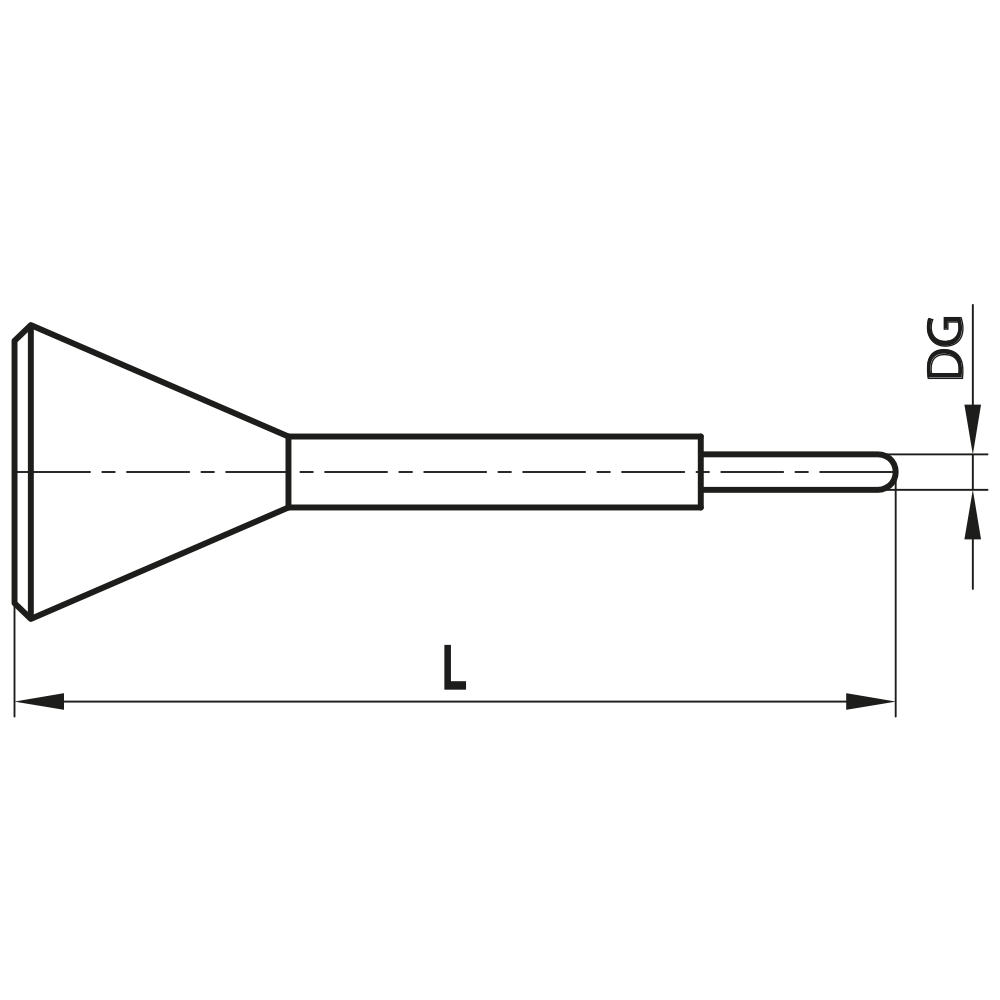 ITP Styli Tool - stainless steel BaseMaterial - M3 Thread Size x 23mm Overall Length - MIMO01200023
