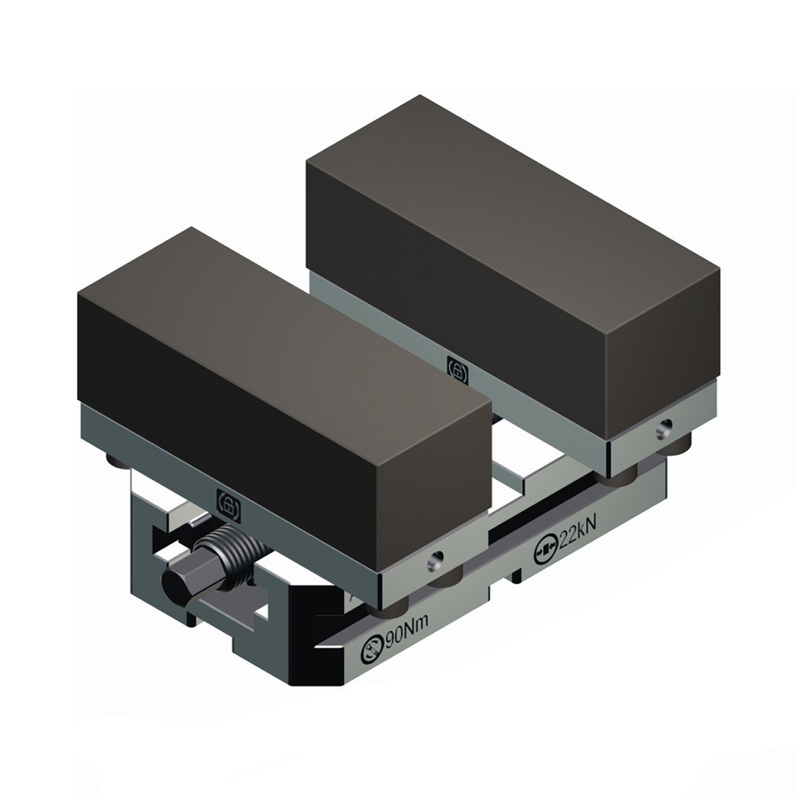 160mm / ART950CompactGRIP Vice With Solid Soft Jaws - ART950 Series (Gerardi) - 7.95.03210