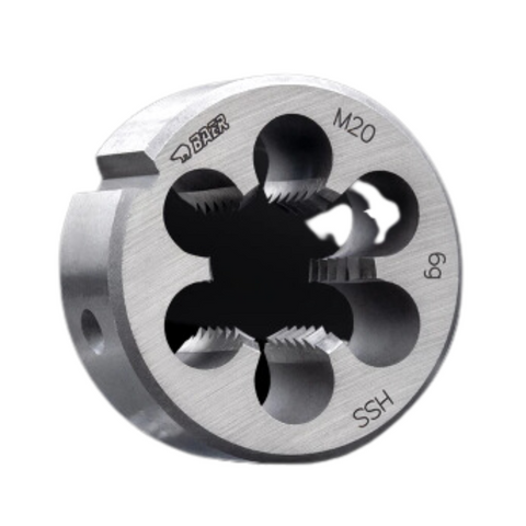 Baer Circular Die HSS - Metric Coarse - Right Hand - For General use - M52 x 5.0