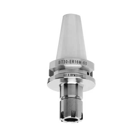Omega Products BT30 ER Collet Chuck - Mini Type ER16 - 20,000RPM - G2.5 - 150mm Gauge Length